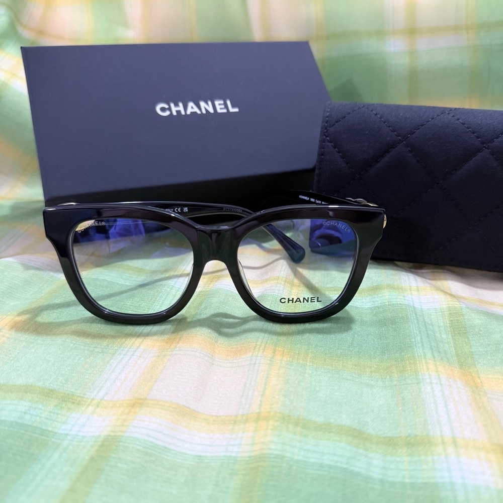 CHANEL Black Square Optical Glasses